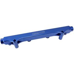 VW and Audi 1.8L 20v Billet EFI Fuel Rail - Blue Suit 14mm Full Length Fuel Injectors, -8ORB Ports