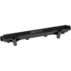 VW and Audi 1.8L 20v Billet EFI Fuel Rail - Black Suit 14mm Full Length Fuel Injectors, -8ORB Ports