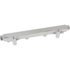 VW and Audi 1.8L 20v Billet EFI Fuel Rail - Polished Suit 14mm Full Length Fuel Injectors, -8ORB Ports