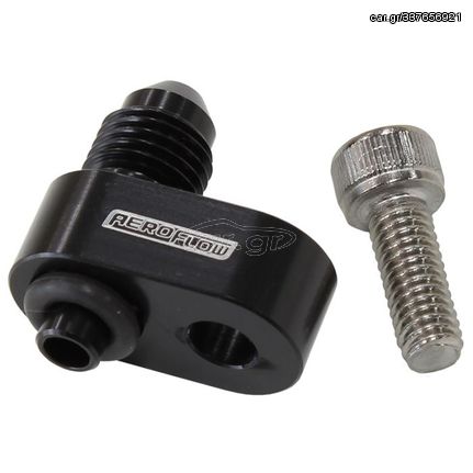 Water Cross-Over Adapter -4AN, Anodised Black - Suit GM LS Series Engines