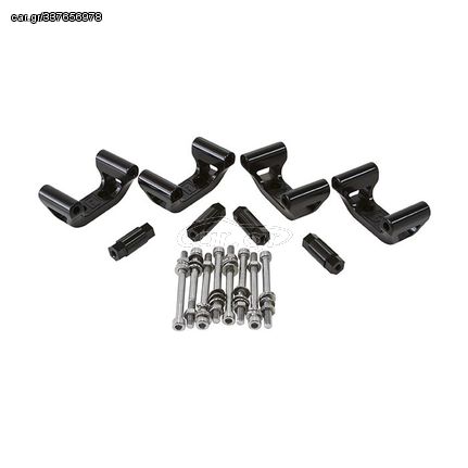 Billet LS1/LS6 Coil Relocation Kit - Black Finish -