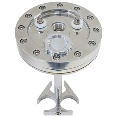 Billet Triple 39mm Fuel Pump Hanger - Polished - Use With AF49-1041 Fuel Pump