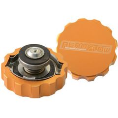 Billet Radiator Cap Small Style suit 32mm Water Neck - Gold Finish