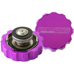 Billet Radiator Cap Small Style suit 32mm Water Neck - Purple Finish