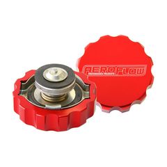 Billet Radiator Cap Small Style suit 32mm Water Neck - Red