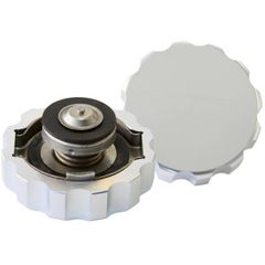 Billet Radiator Cap Small Style suit 32mm Water Neck - Silver Finish