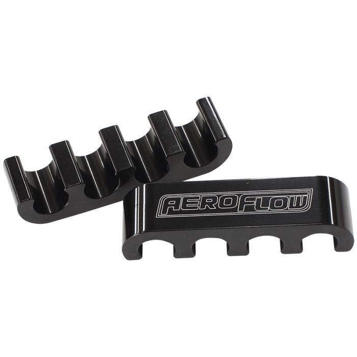 Billet Floating Lead Separators - Suits 4 Wire 8.5mm, Black Finish