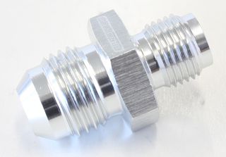 Inverted Seat Adapter 7/16"-24 to -6AN - Silver Finish