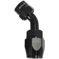 Kryptalon One Piece Swivel 30° Hose End -12AN - Black Finish