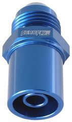 Push In Front Valve Cover Breather Adaptor -8AN Blue - Suit BA-FG Ford Falcon