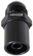 Push In Front Valve Cover Breather Adaptor -8AN Black - Suit BA-FG Ford Falcon