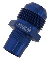 Breather Adapters -10AN - Press in for Nissan Valve Covers with non-threaded hole, Blue