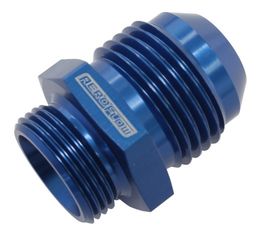 Breather Adapters -10AN - Screw in for Nissan Valve Covers with threaded hole, Blue finish