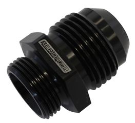 Breather Adapters -10AN - Screw in for Nissan Valve Covers with threaded hole, Black finish