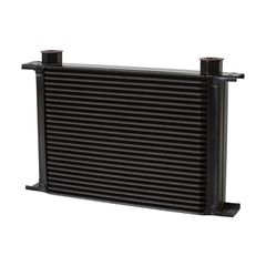 19 Row Universal Oil Cooler - 330mm L x 146mm H x 51mm D. -10 Female ORB Threads