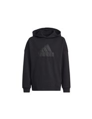 Adidas Παιδικό Φούτερ με Κουκούλα Μαύρο Future Icons Logo Hooded HR6301