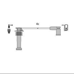 HITACHI-HUCO 134278 Σετ καλωδίων υψηλής τάσης Για Ford - Volvo - Mazda