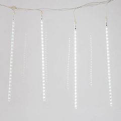 SNOWDROP με 240 LED λαμπάκια ψυχρό χρώμα φωτός 30LED x 8 DROPS με μήκος 50cm/DROP & λειτουργία FLASH