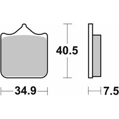 ΤΑΚΑΚΙΑ 762HS SINTER  FA322 FRONT 4TMX/SET| SBS