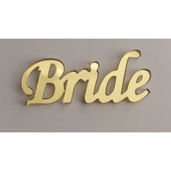 Plexiglass Bride Gold Mirror 1 τμχ