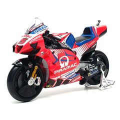 Κωδ.281591 Διακοσμητική μινιατούρα Maisto Moto GP DUCATI Pramac Rqacing Zarco 2021 τηλ.215-215-8211