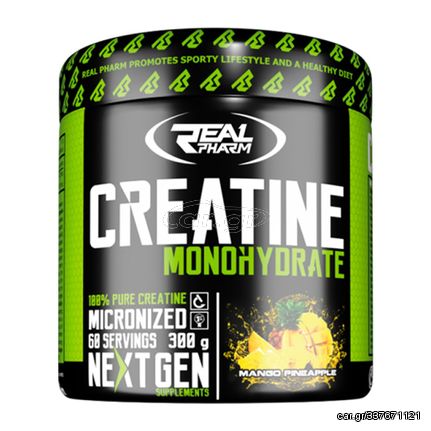 REAL PHARM CREATINE MONOHYDRATE 300gr - FRUIT PUNCH