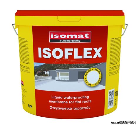 ISOFLEX ΜΟΝΩΤΙΚΟ ΛΕΥΚΟ ISOMAT 13KG (1)