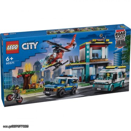 LEGO City 60371 Emergency Vehicles HQ