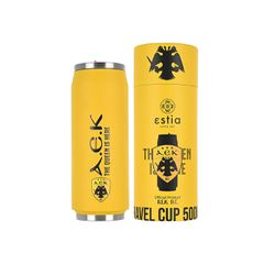 Estia 00-13233 ΑΕΚ BC Travel Cup Ποτήρι Θερμός 500ml *