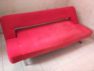 Designer Denmark Suede Sofa Bed Recliner-thumb-3