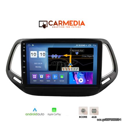 MEGASOUND - CARMEDIA CM410-13 TABLET 10'' OEM JEEP COMPASS 2016+