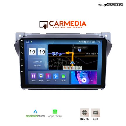 MEGASOUND - CARMEDIA CM409-13 TABLET 9'' OEM SUZUKI ALTO | NISSAN PIXO 2009+