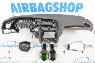 Σετ αερόσακου - Ταμπλό γκρι 4 ακτίνες Audi A4 B8 (2012-2015)