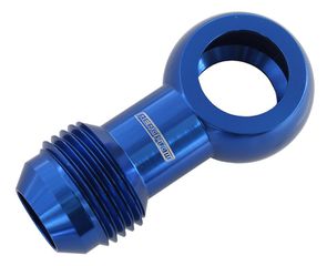 Alloy AN Banjo Fitting 16 x 1.5 mm to -10AN - Blue Finish