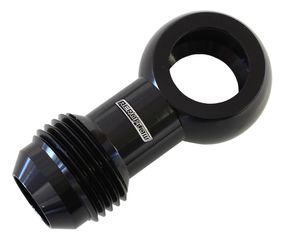 Alloy AN Banjo Fitting 18 x 1.5 mm to -10AN - Black Finish