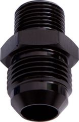 Metric to Male Flare Adapter - M10 x 1mm to -6AN Adapter, Black Finish