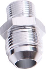 Metric to Male Flare Adapter M12 x 1.25mm to -4AN - Silver Finish
