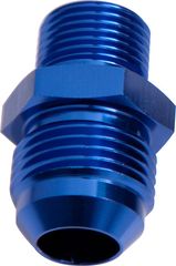 Water Inlet/Outlet Male -8AN to M14 x 1.5mm Fitting (Blue) - Suit Garret GT Style & TO4B Turbo