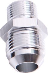 Metric to Male Flare Adapter M22 x 1.5mm to -16AN - Silver Finish