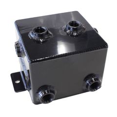 Universal Fabricated Alloy Tank - 1.4L capacity, 5" L x 5" W x 4", Black finish