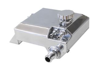 Fabricated Radiator Overflow Tank - Polished - Suit Ford Falcon BA-BF