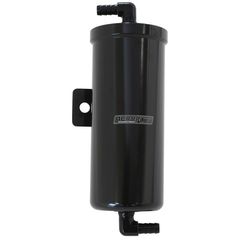 Universal Radiator Overflow Tank - 6-3/4" (171mm) H x 3" (76mm) O.D - Black Finish