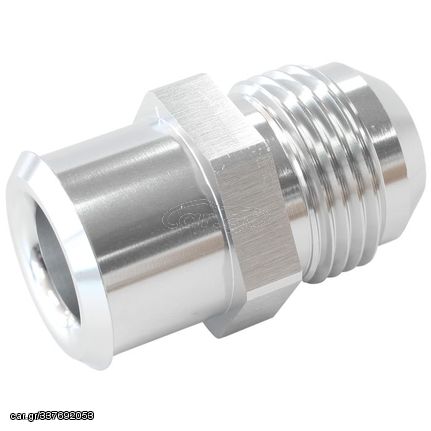 Push In Valve Cover Breather Adapter -12AN -  Silver Finish