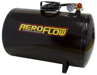 10 Gallon Steel Portable Air Tank - Black (125 PSI Max)