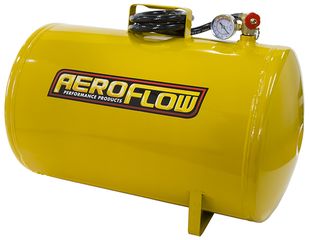 10 Gallon Steel Portable Air Tank - Yellow (125 PSI Max)