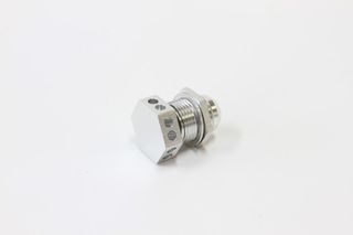 Bolt In Breather Bulkhead -10 - Silver Finish