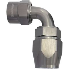 Kryptalon One Piece Swivel 90° Hose End -6AN - Titanium Finish