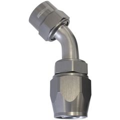 Kryptalon One Piece Swivel 30° Hose End -8AN - Titanium Finish
