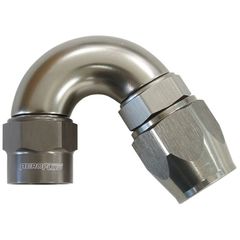 Kryptalon One Piece Full Flow Swivel 150° Hose End -12AN - Titanium Finish
