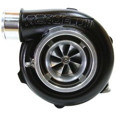 BOOSTED 5455 .83 Reverse Rotation Turbocharger 650HP, Hi Temp Black Finish